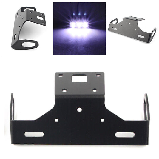 Tail Tidy Fender Eliminator License Plate Holder Black Fit for Kawasaki Z800 2013-18