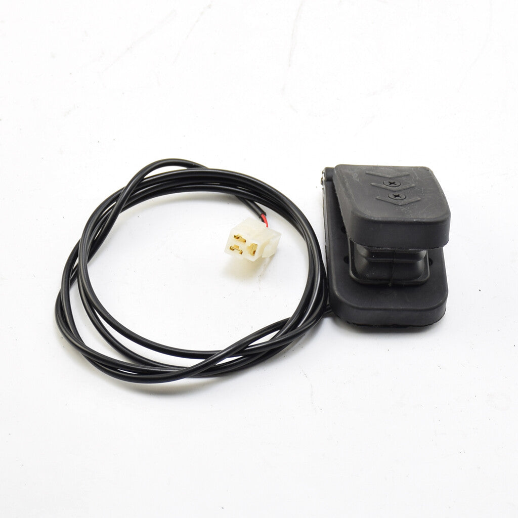 Black 3pin Foot Throttle Pedal Accelerator Electric Go-Kart Scooter E-Bikes ATV