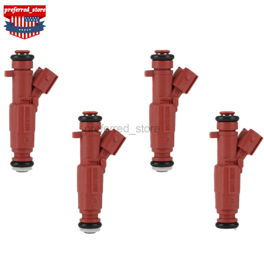 4pcs fits for Elantra Kona Forte Fuel Injectors Soul 842-12375 35310-2E000