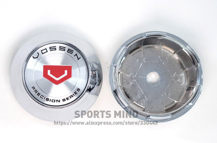 4 Piece Pack of 50mm for Alfa Romeo White Rim Stickers Wheel Center Stickers Emblem - v