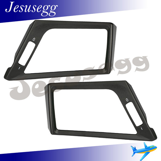 RHLH Dashboard Air AC Vent Outlet Trim Cover for BMW E84 X1 10-15 Glossy Black Q