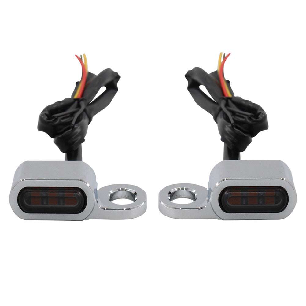 Fit for BMW R18 Classic LED for Mini Motorcycle Front Turn Signal Indicator Amber Light Q