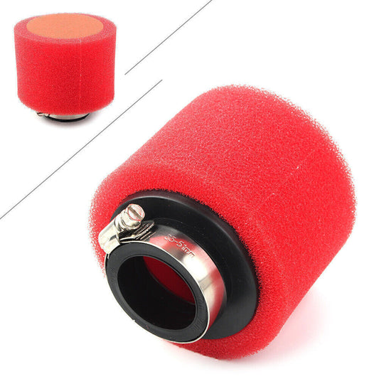 38mm Red Foam Stright Air Filter Fit XR50 XR 50 CRF50 110 125 150cc Dirt Bike Q