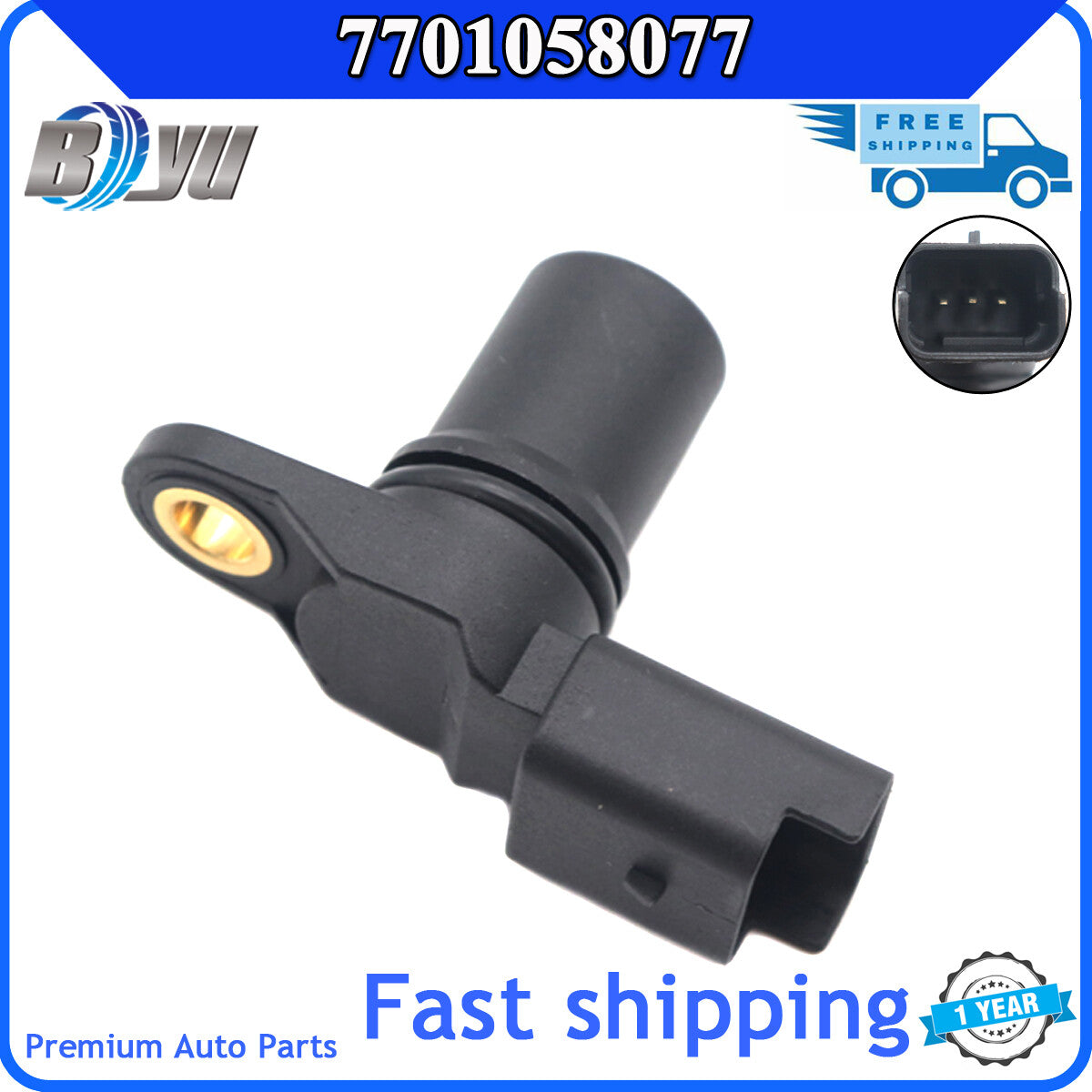 7701058077 new camshaft position sensor for Nissan Kubistar Micra Note Qashqai