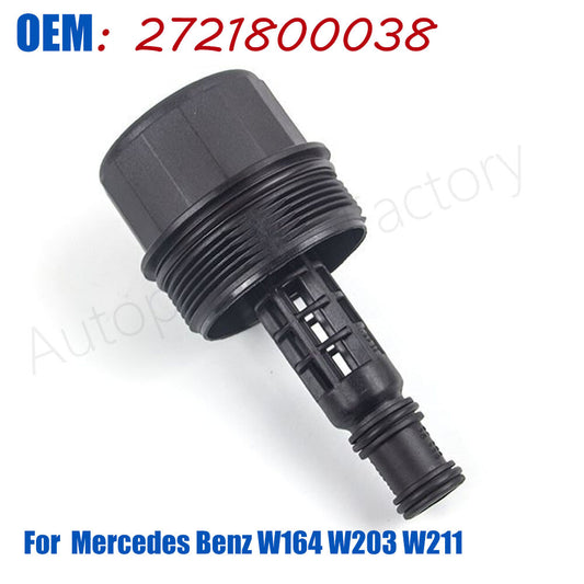 2721800038 Engine Oil Filter Housing Cap for Mercedes-Benz W164 W203 W211 C300