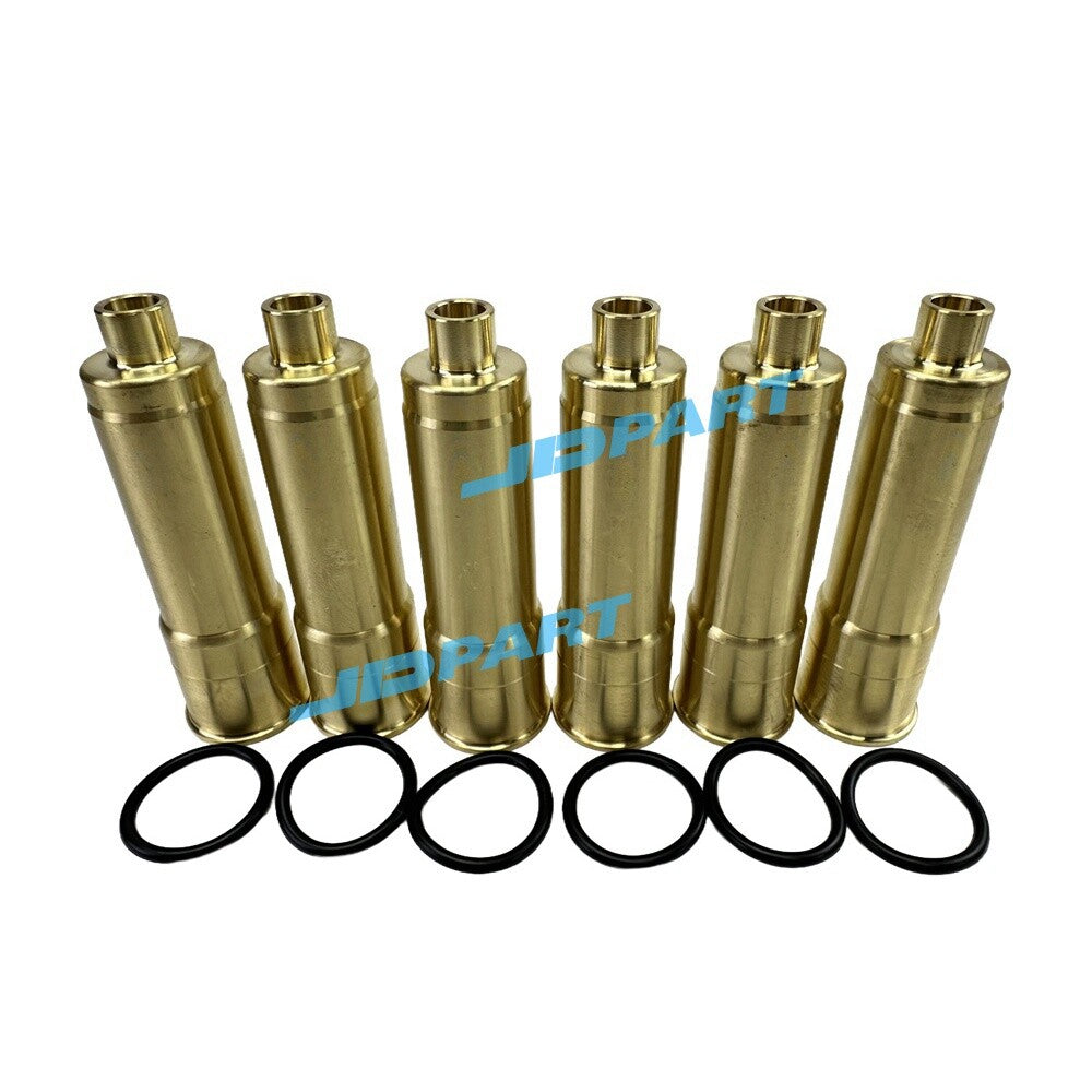 6-piece 6D22 fuel injector nozzle sleeve for engine parts -