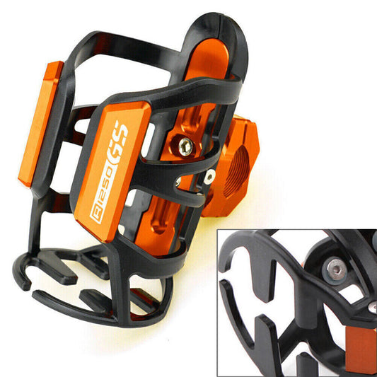 Orange Beverage Water Bottle Drink Cup Holder Stand for BMW R1250 1200 GS ADV LC Q