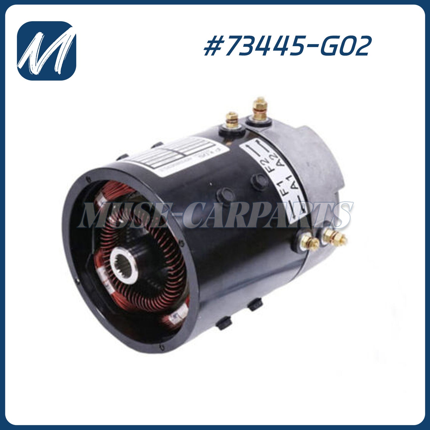Independent, high-performance electric motor for EZGO TXT 2000-up 36-volt PDS for golf cart - new.