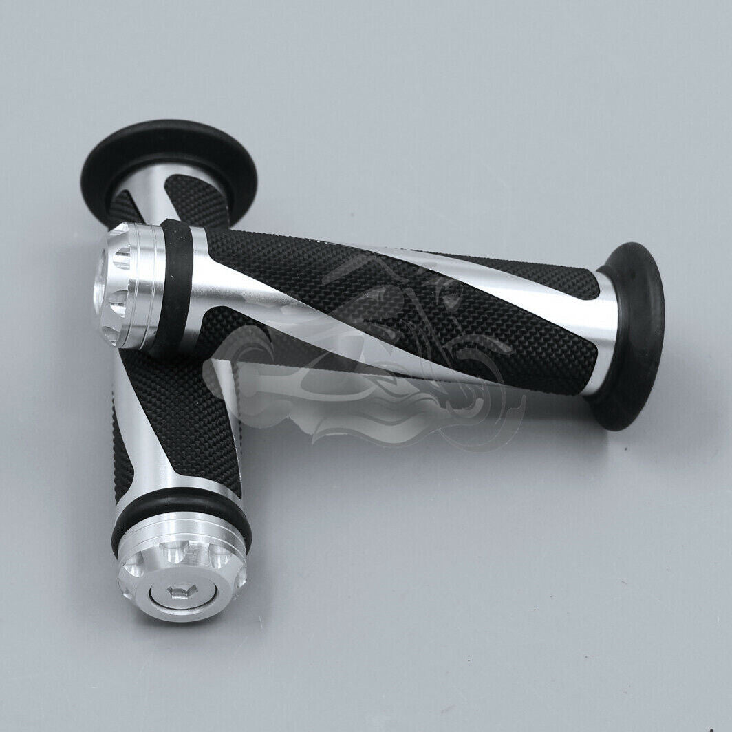 22mm 7/8 Handle Bar Hand Grips Fit For Burgman AN650 AN400 AN125 AN250 AN200