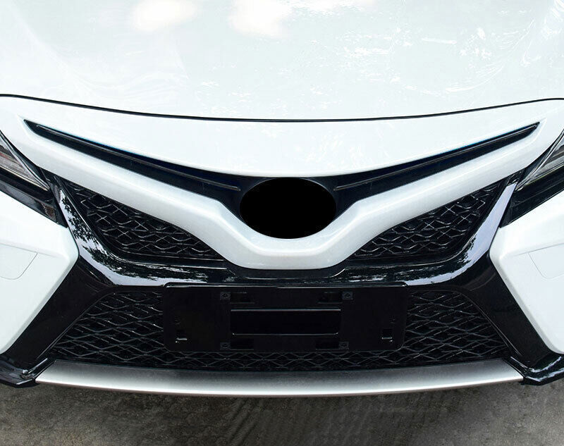 Red carbon fiber headlight eyebrow decal for Corvette C7 2014-2019- v