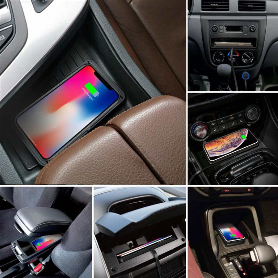 Wireless Car Phone for Charger Pad Fast Charging Dock Non-slip Base For 5.5in Phones