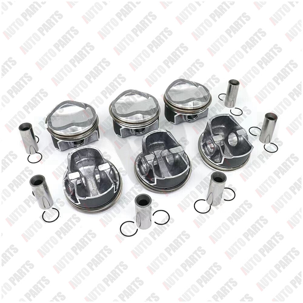 6-Piece Piston Ring Set STD mast 84.5 mm for , for Audi S4 S5 A6 A7 3.0 TFSI EA839 H
