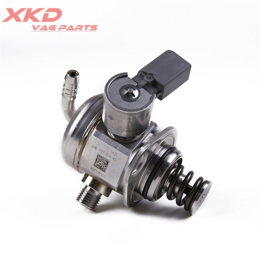 The EA211 high-pressure fuel pump is suitable for Golf , for Jetta , for Tiguan , and for Audi A3 models. (Model number: 04E127026AS)
