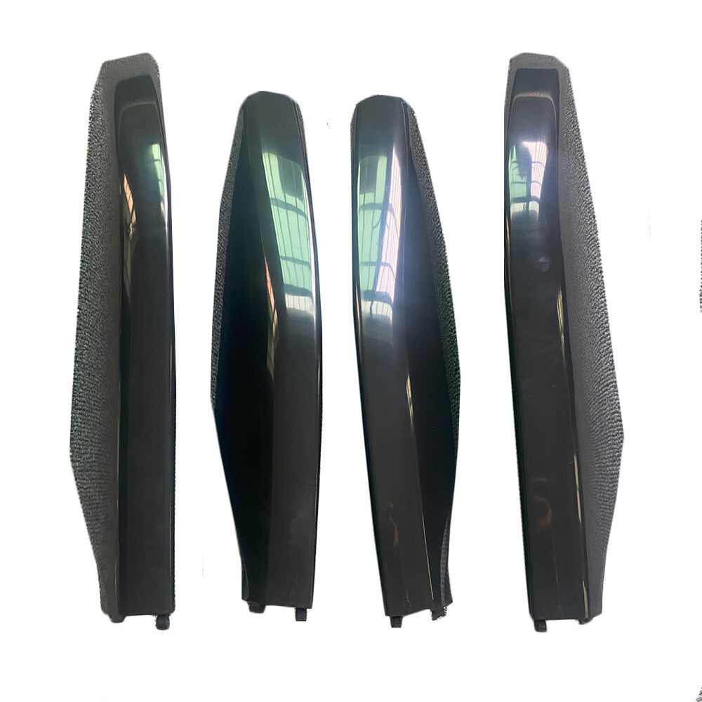 4x LHRH Black Roof Rack Rail End Cover Replace Shells for Lexus GX470 2003-2009
