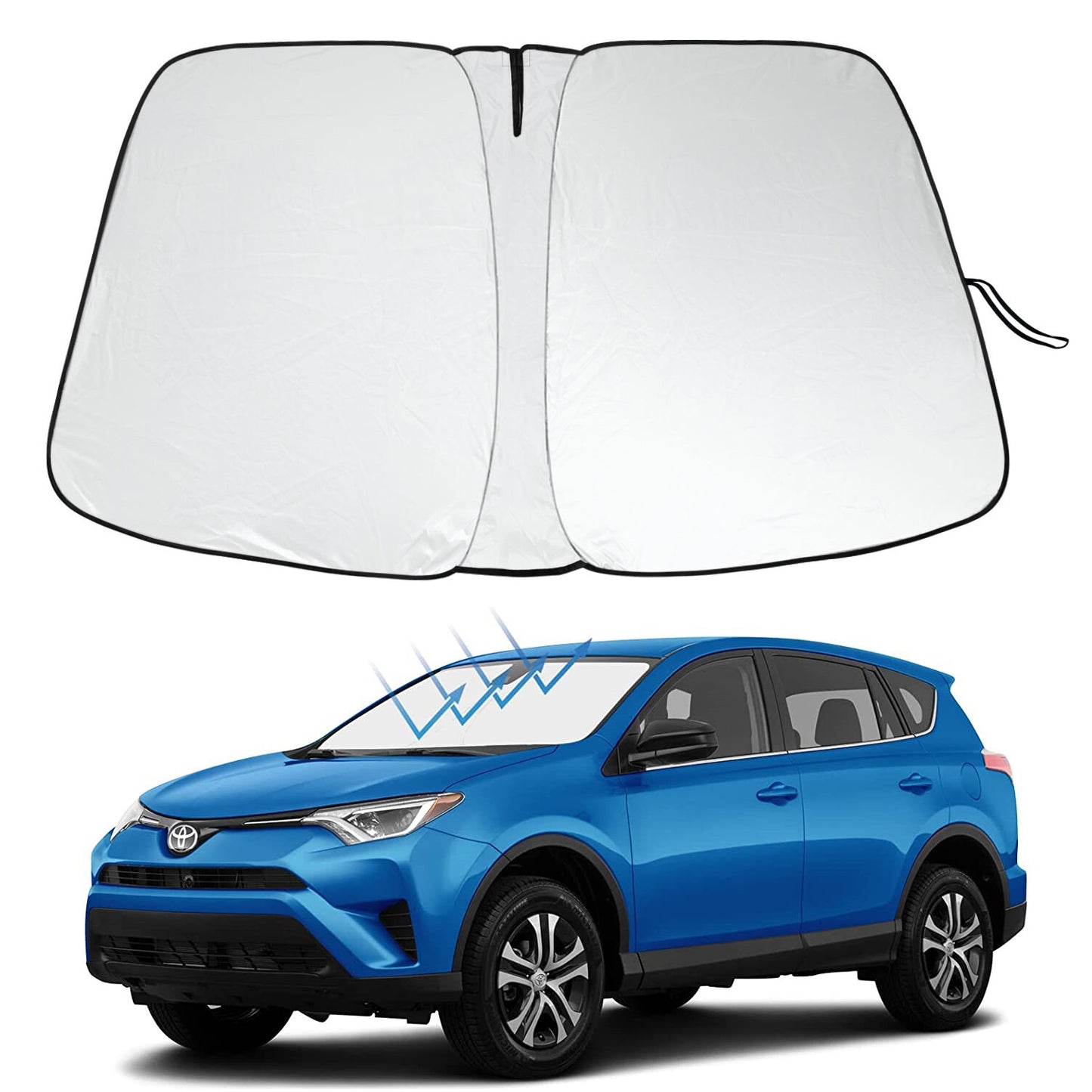 For 2013-2018 for Toyota RAV4 Car Front Windshield Sun Shade UV Block Shield Cover