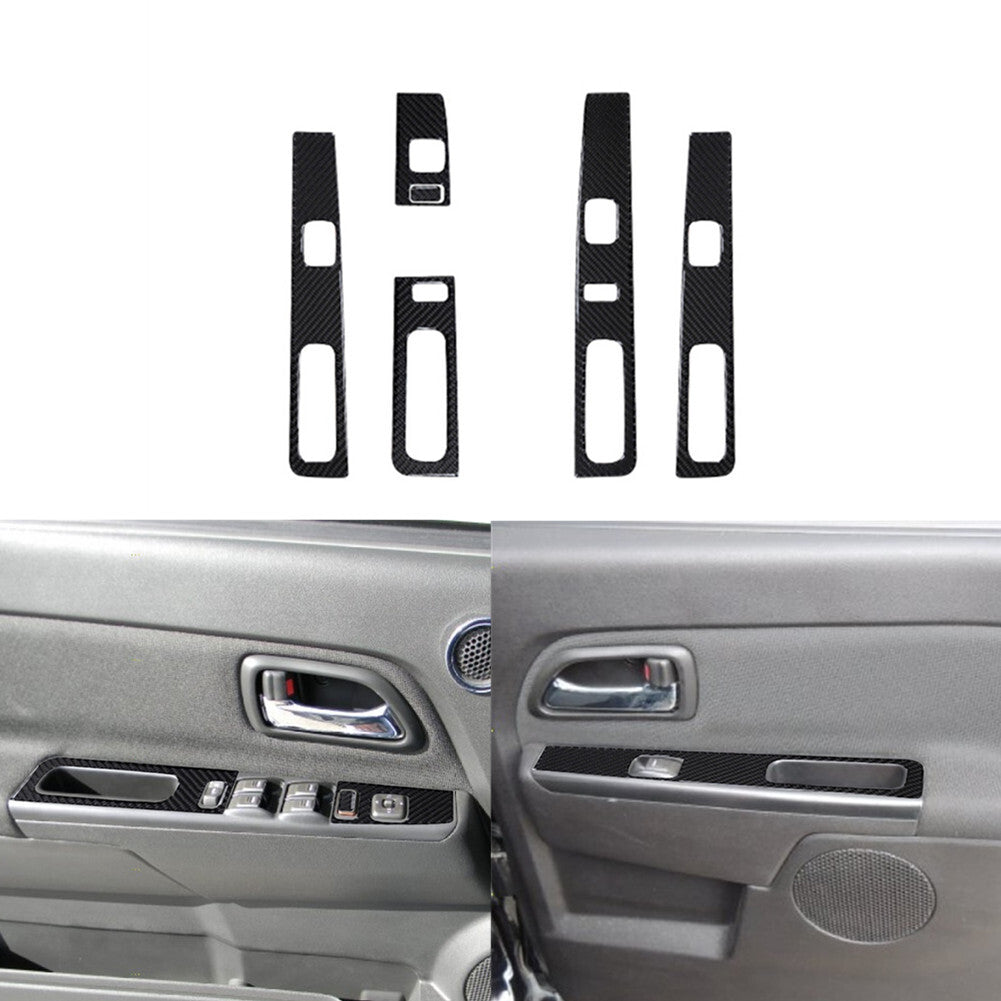 Red Carbon Fiber Inner Passenger Side Dash Cover Trim For Fiesta 2011-2015 v
