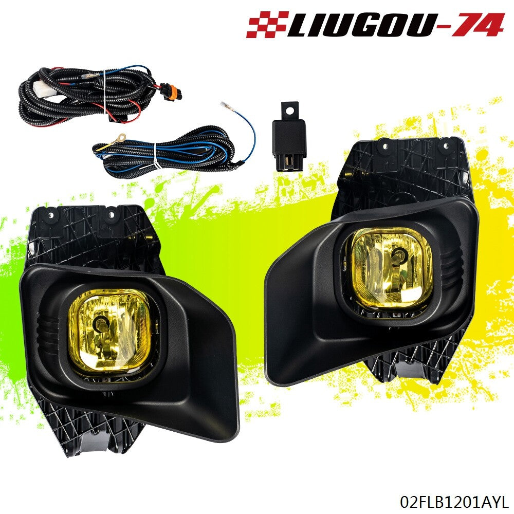 Suitable for 2011-2016 F250-F550 package with left and right driving fog lights, wiring, and baffle- v