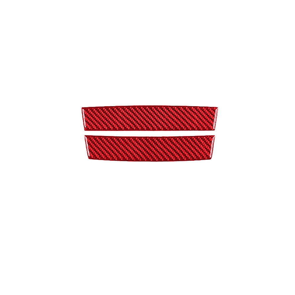 Red carbon fiber interior storage trim for Mercedes-Benz C-Class W203