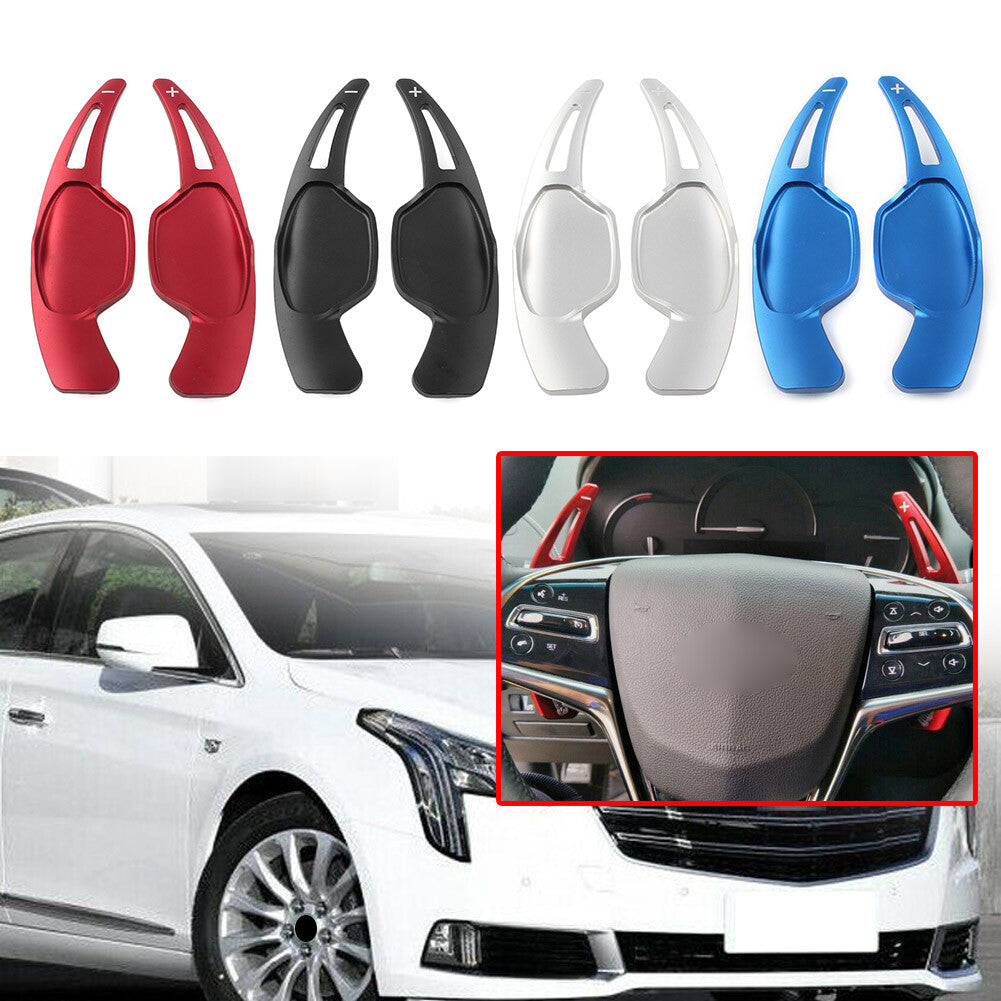 Pair Steering Wheel Shift Paddle Extension Shifter for Cadillac XTS 2013-18 14