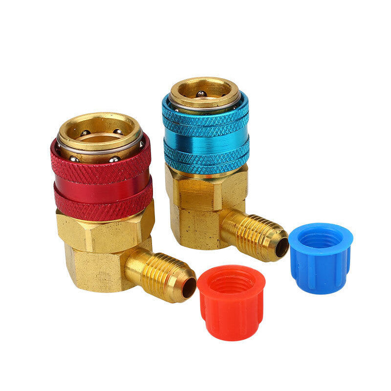 R134a Air Conditioning Quick Connector, Air Conditioning Manifold Instrument High/Low Coupling System - n