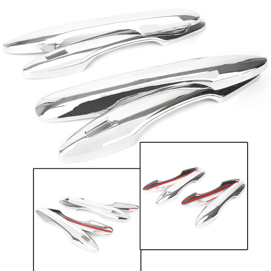 for Toyota for Camry 2018 Car Chrome Side Door Handle Cover Trim Left Right Molding Q