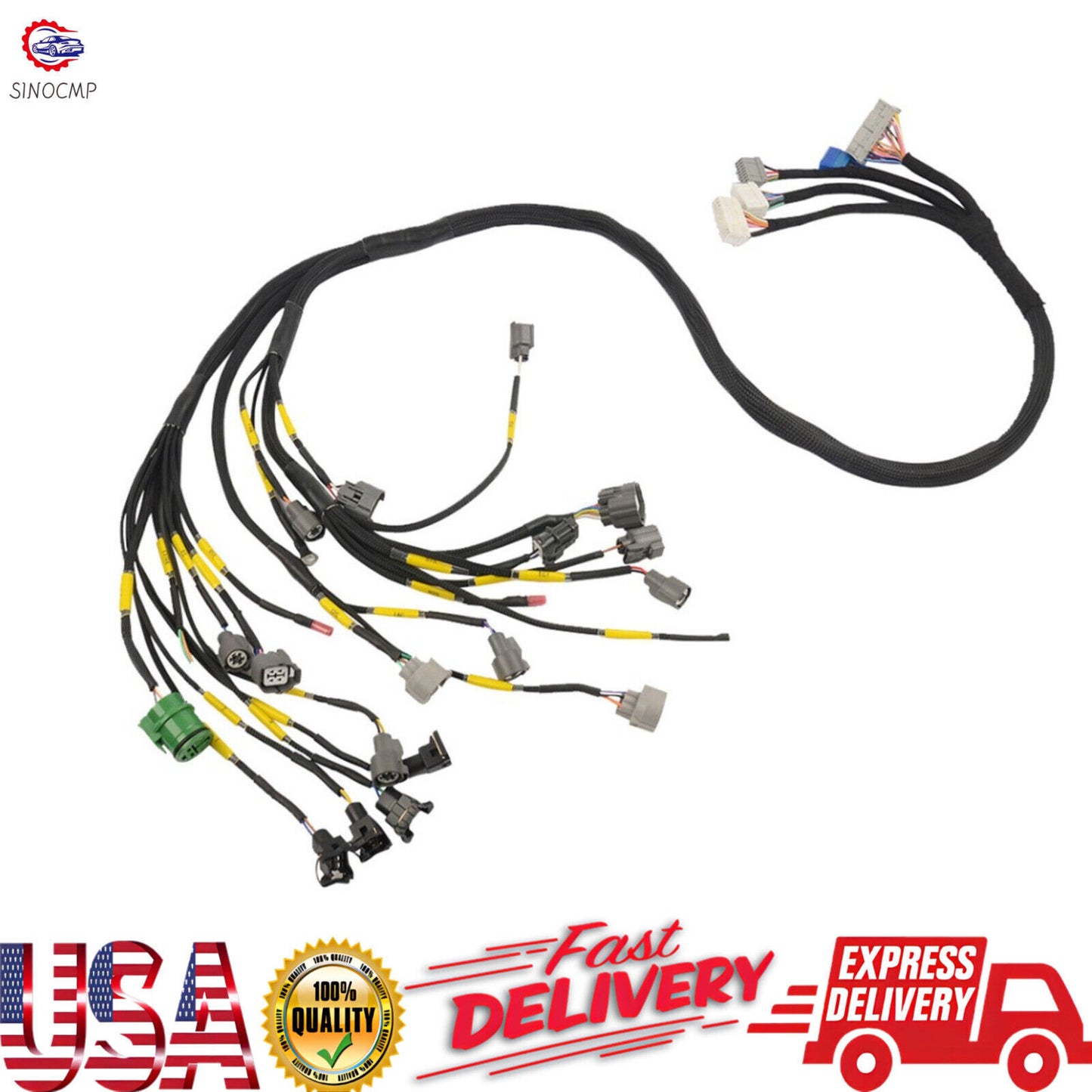 OBD1 Budget D B-series Tucked Engine Harness for Honda for Civic Integra D16 B16/18