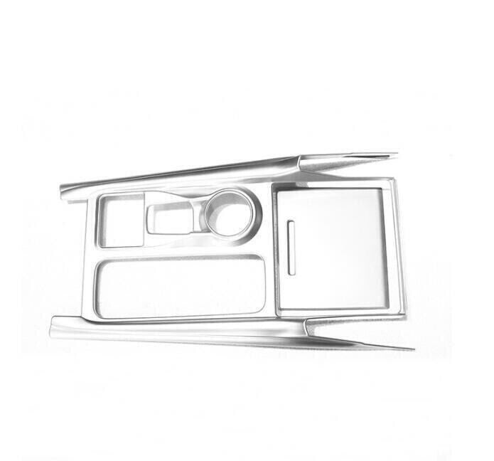 2PCS Gearbox Panel Trim Center Console Silver Matte for Ford Explorer 2020-2024