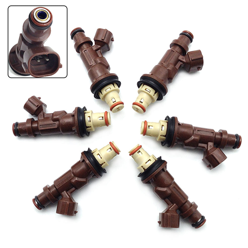 NEW 6X FUEL INJECTORS for TOYOTA TACOMA TUNDRA 4RUNNER 3.4L V6 23250-62040