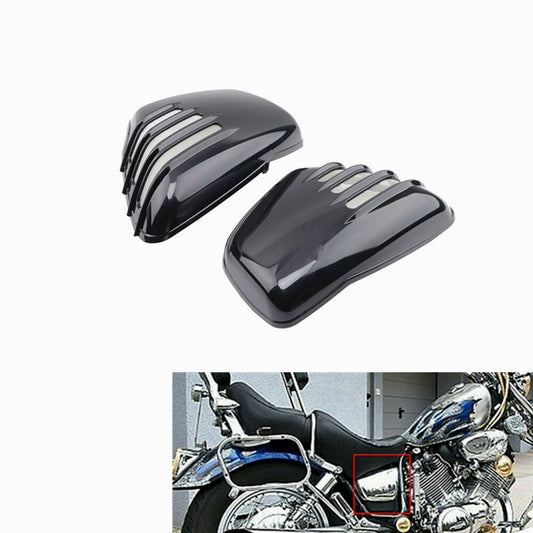 2x Motorcycle Side Battery Fairing Cover for Yamaha XV 700 750 1000 1100 Virago Q