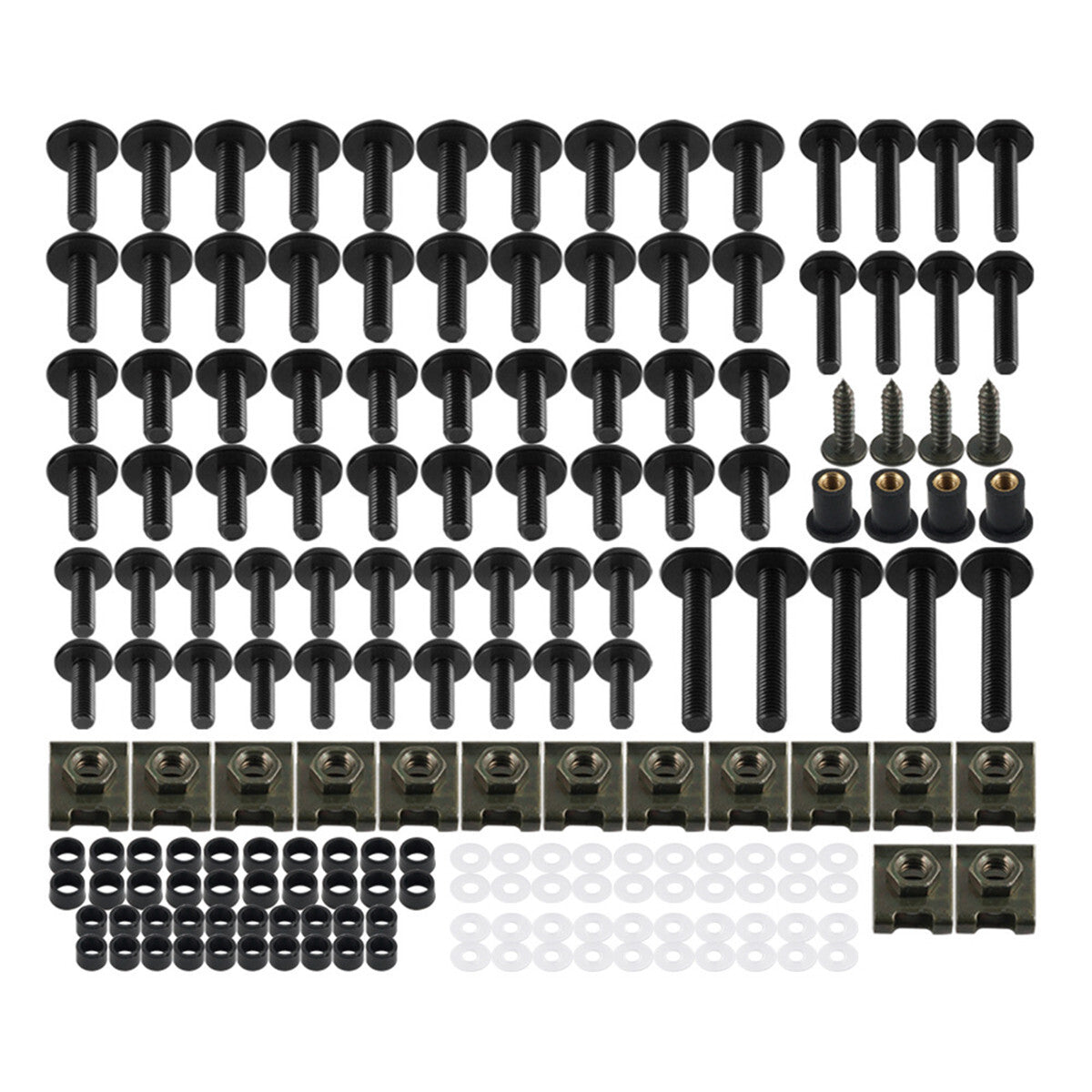 Fairing Bolts Kit Body Screw Clip Fastener For Motorcycle Bodywork Bumper Panel Q