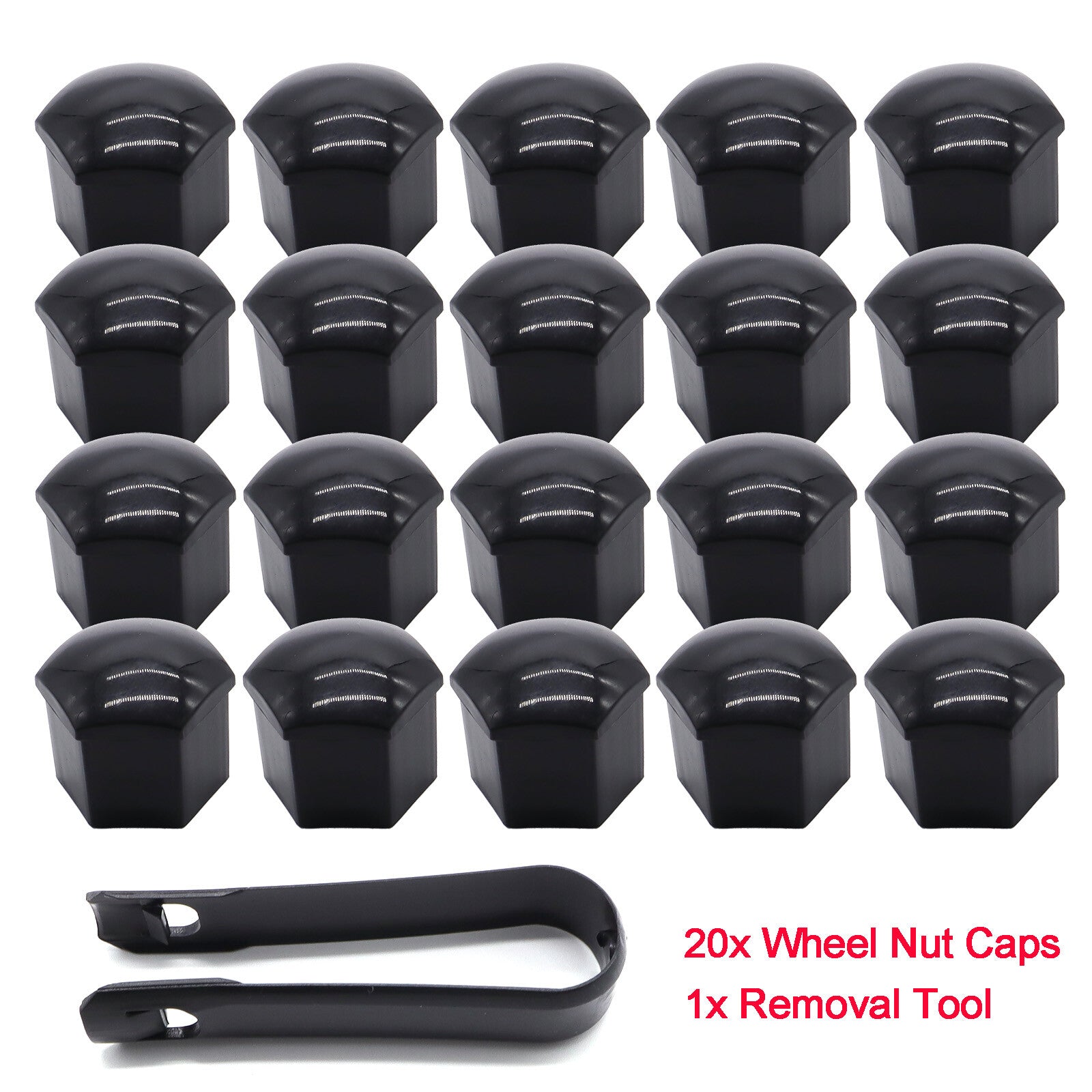20 x wheel screws wheel nuts bolt screw cover caps cover 21 mm car Q