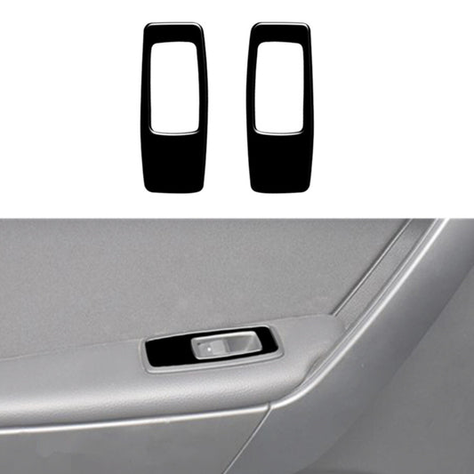 2X Glossy Black Door Switch Inner Frame Cover Trim for Ford Ranger 2019-2022