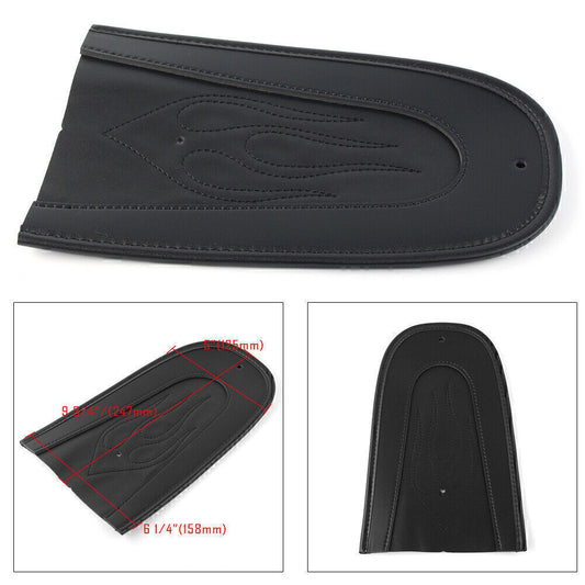 Solo Rear for Seat Leather Flame Fender Bib for Harley Sportster XL883 XL1200 04-15 Q