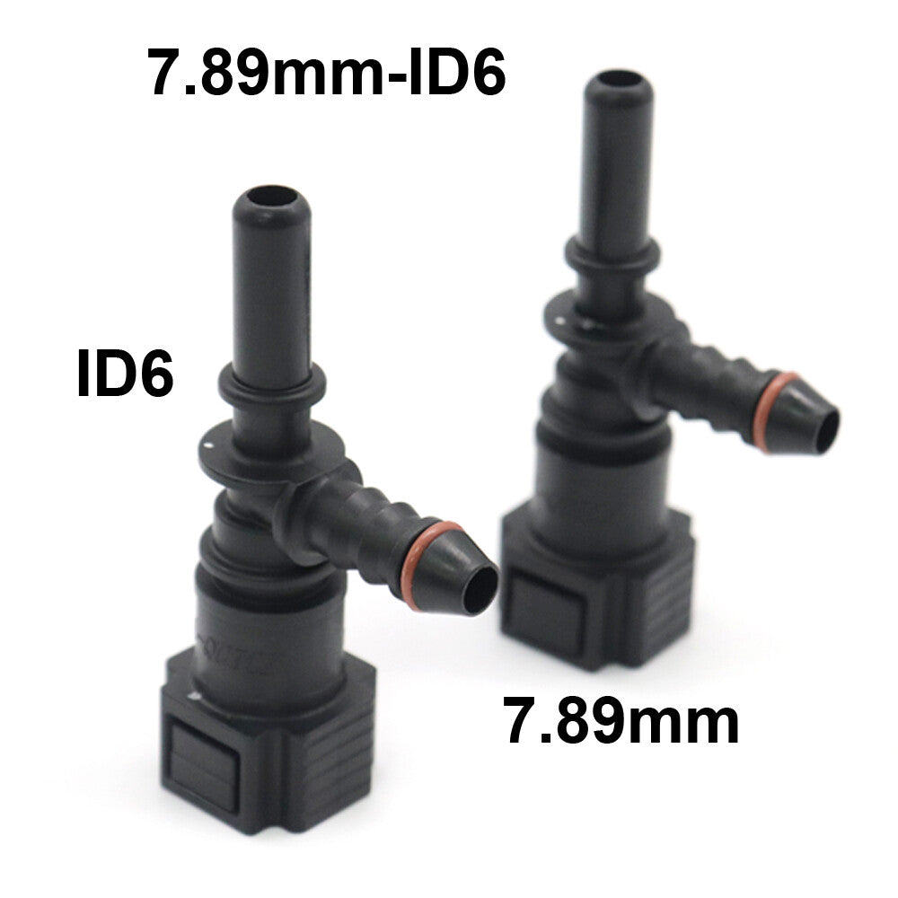 2PCS 7.89mm ID6 New Fuel Line Hose Pipe Quick Release Female Connector Q