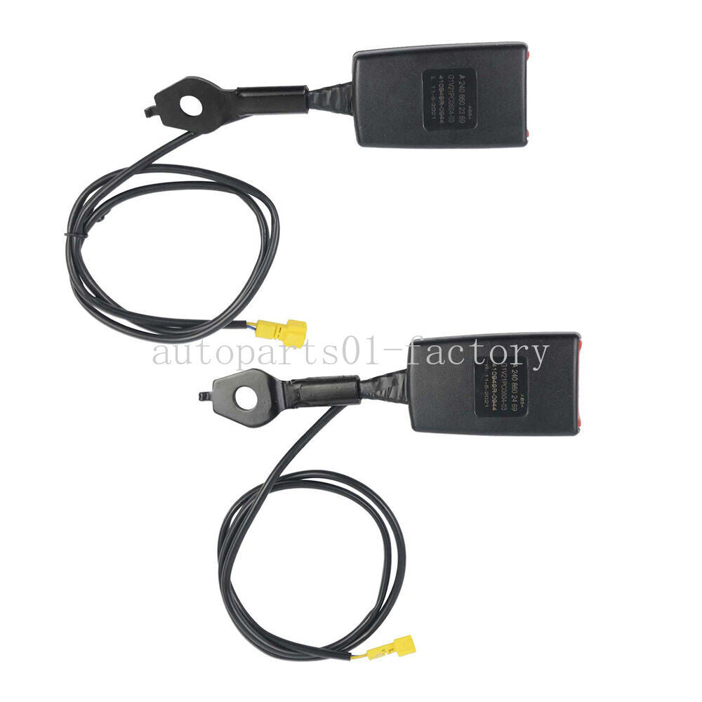 1Pair Front L+R for Seat Belt Buckle Fits for Mercedes-Benz C250 C300 C350 C63 AMG