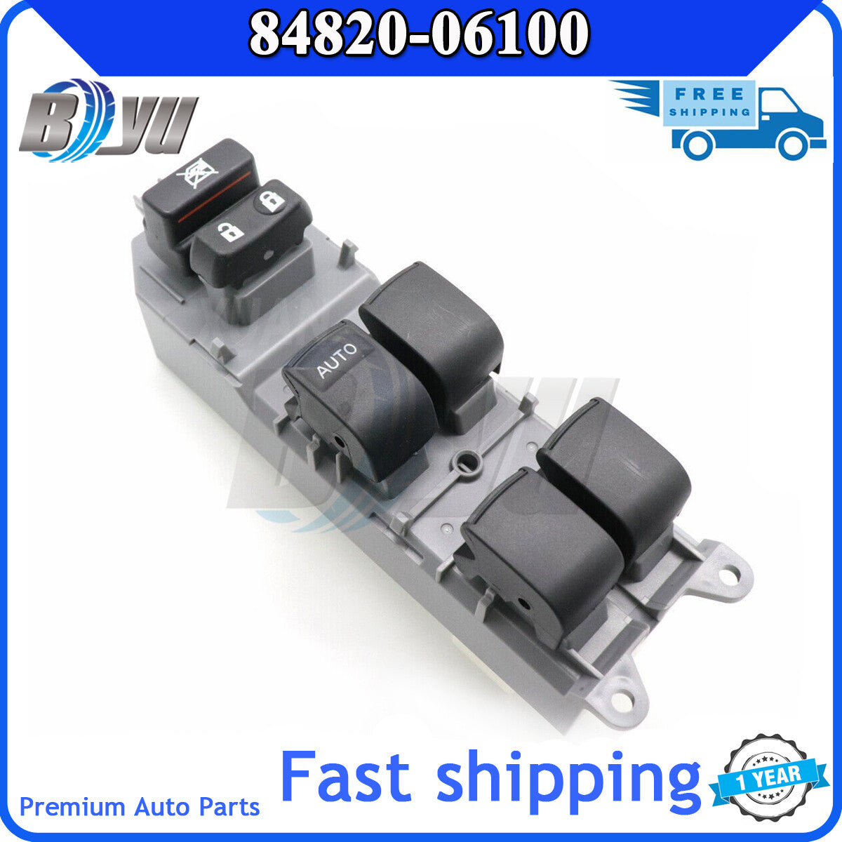 Power Master window switch for Corolla , for Camry , and RAV4 (84820-06100) v