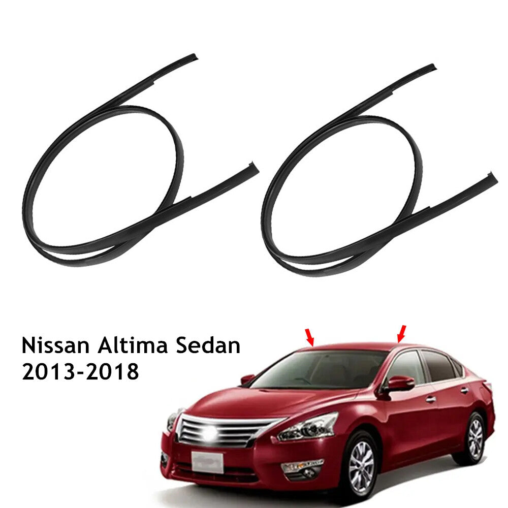 2pcs For 2013-2018 for Nissan Altima Left & Right Roof Drip Moulding Strip Replace