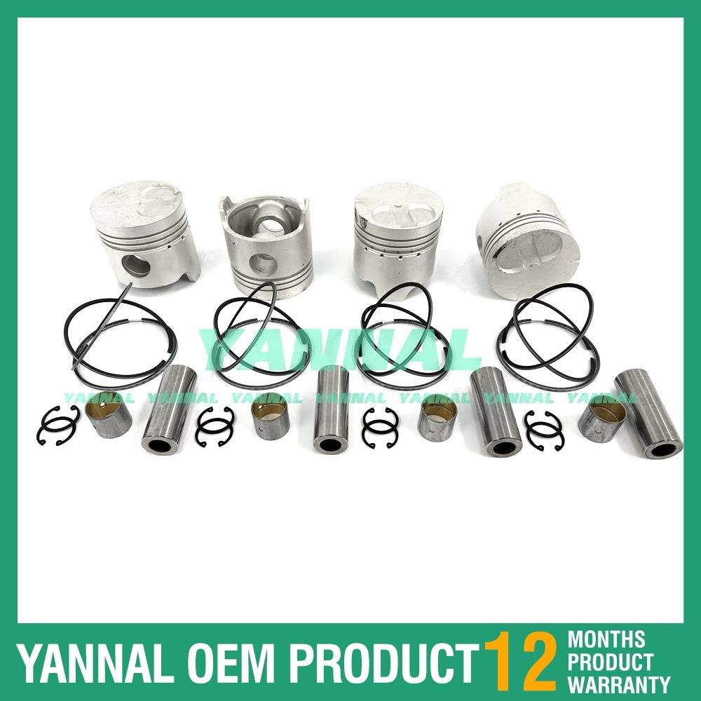 for Toyota 3B engine parts - piston with rings