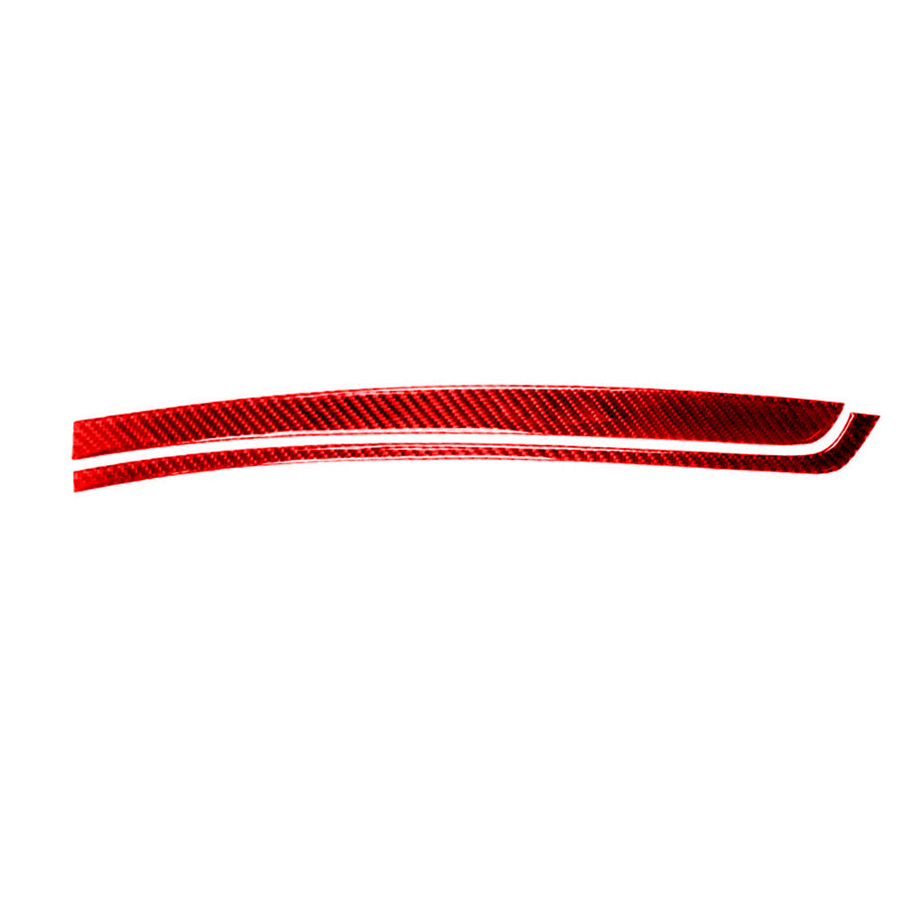 For Lancer Carbon Fiber Front Reading Light Cover Trim Type B Red v
