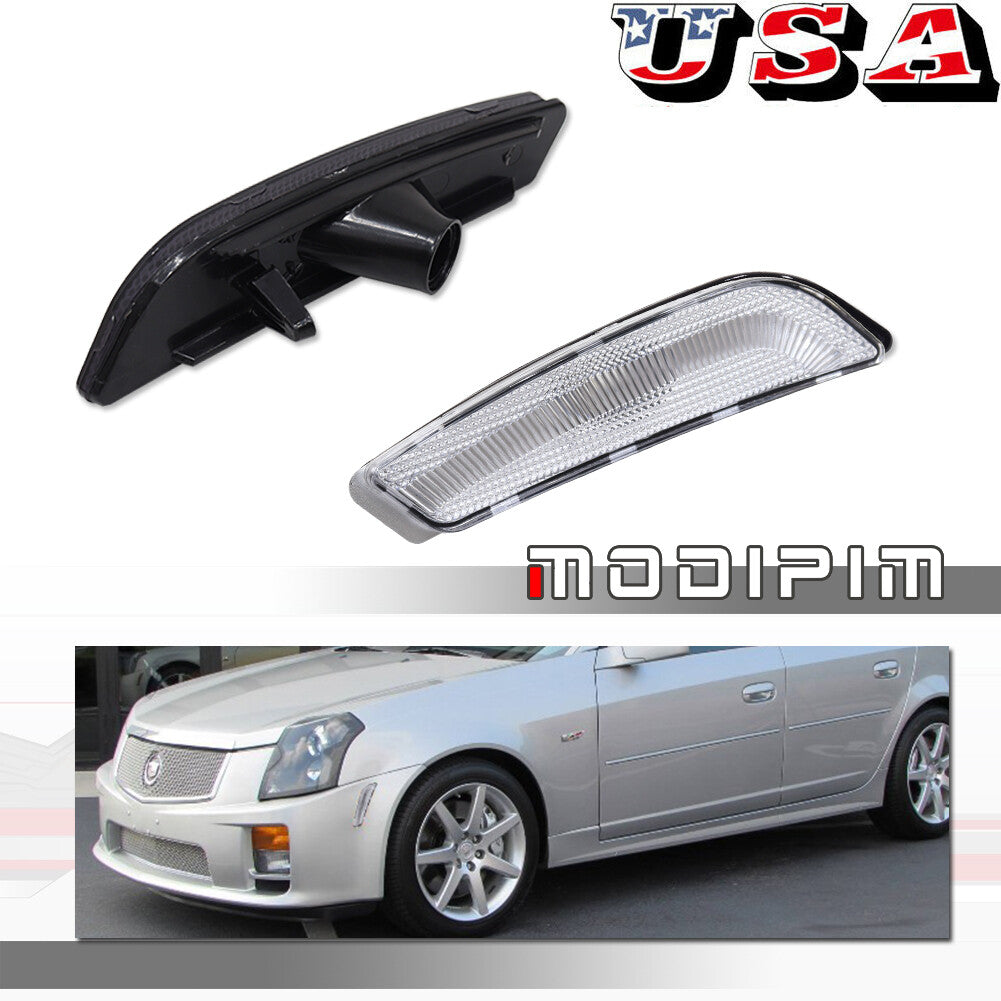 JDM transparent plastic lens side marker light suitable for 03 04 05 06 07 for Cadillac CTS CTS V- v