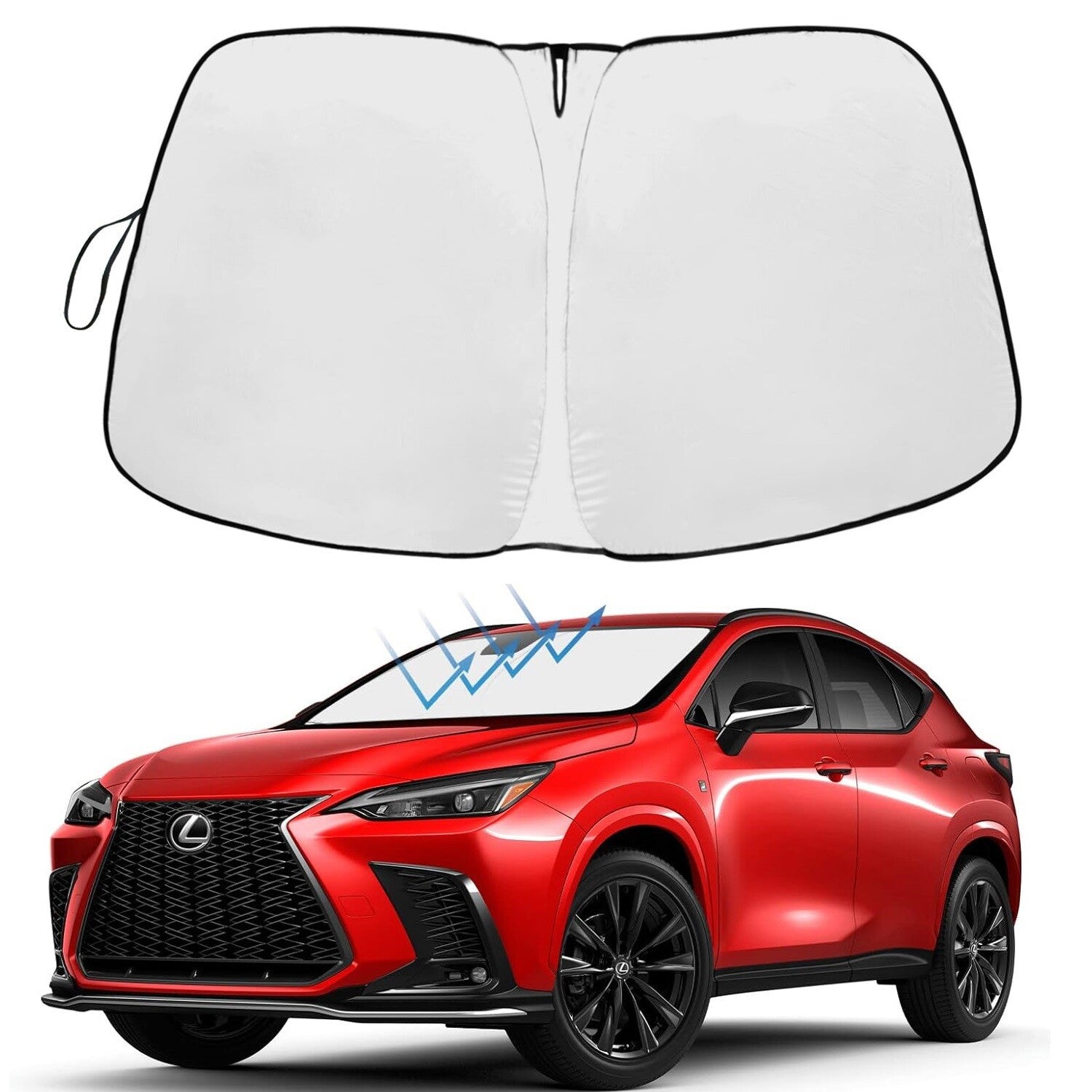 Custom Fit 2010-2015 for Lexus RX350 Car Windshield Sun Shade UV Block Front Shield