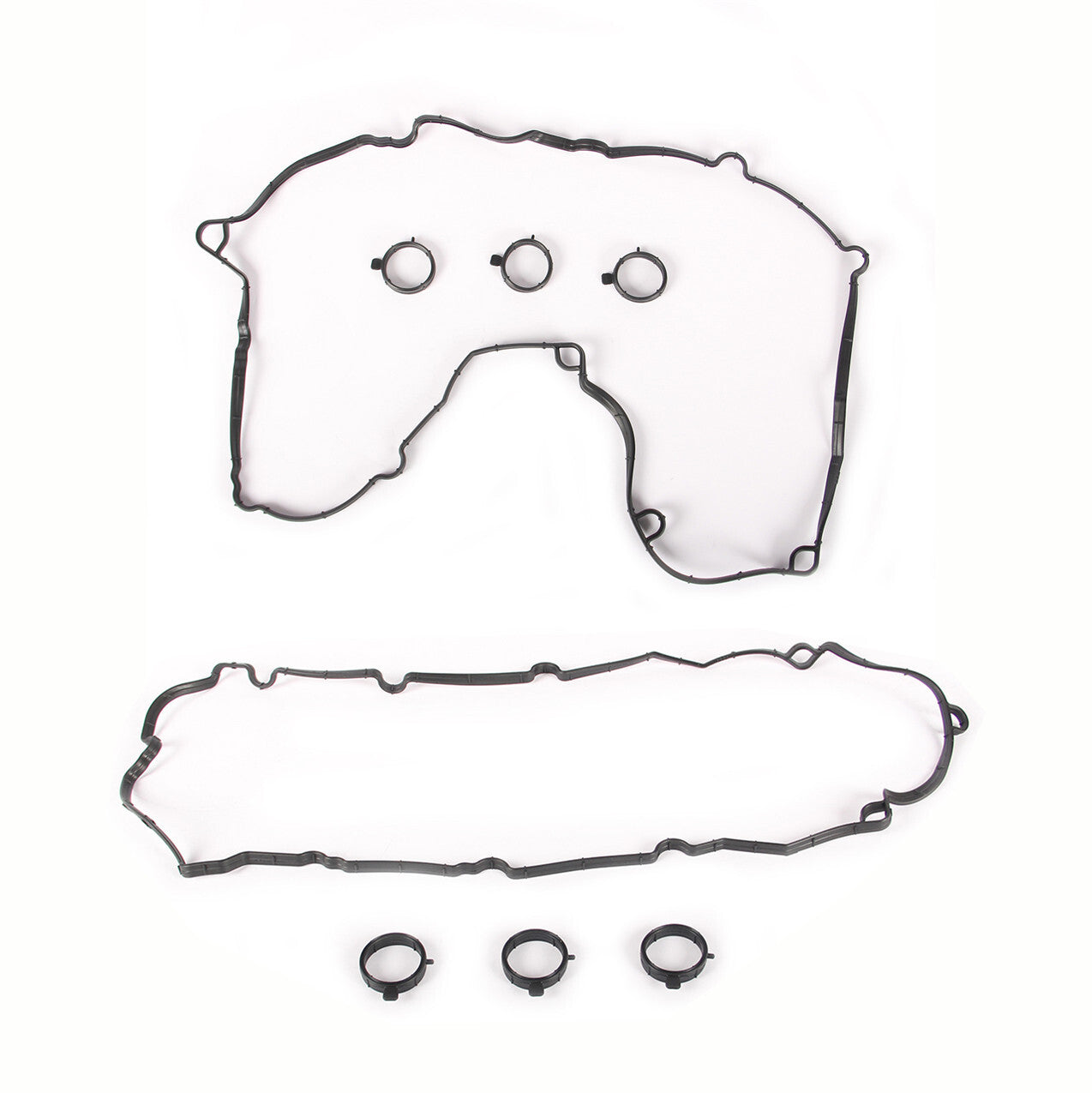 Engine Valve Cover Gasket 1-3 & 4-6 Kit Fit for Porsche Macan for Panamera for Cayenne Q