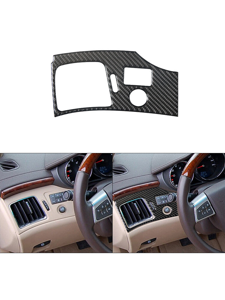 3Pcs Carbon Fiber Steering Wheel Button Trim for Honda CRV CR-V 2012-2016 Type B v