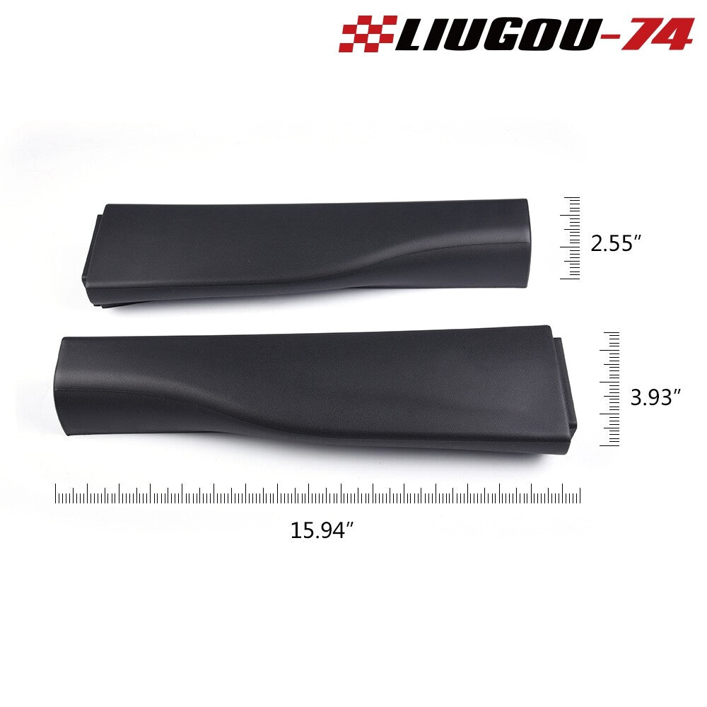 Fits 2008-16 for F250 F350 Flex Step Tailgate End Cap Molding Trim - v
