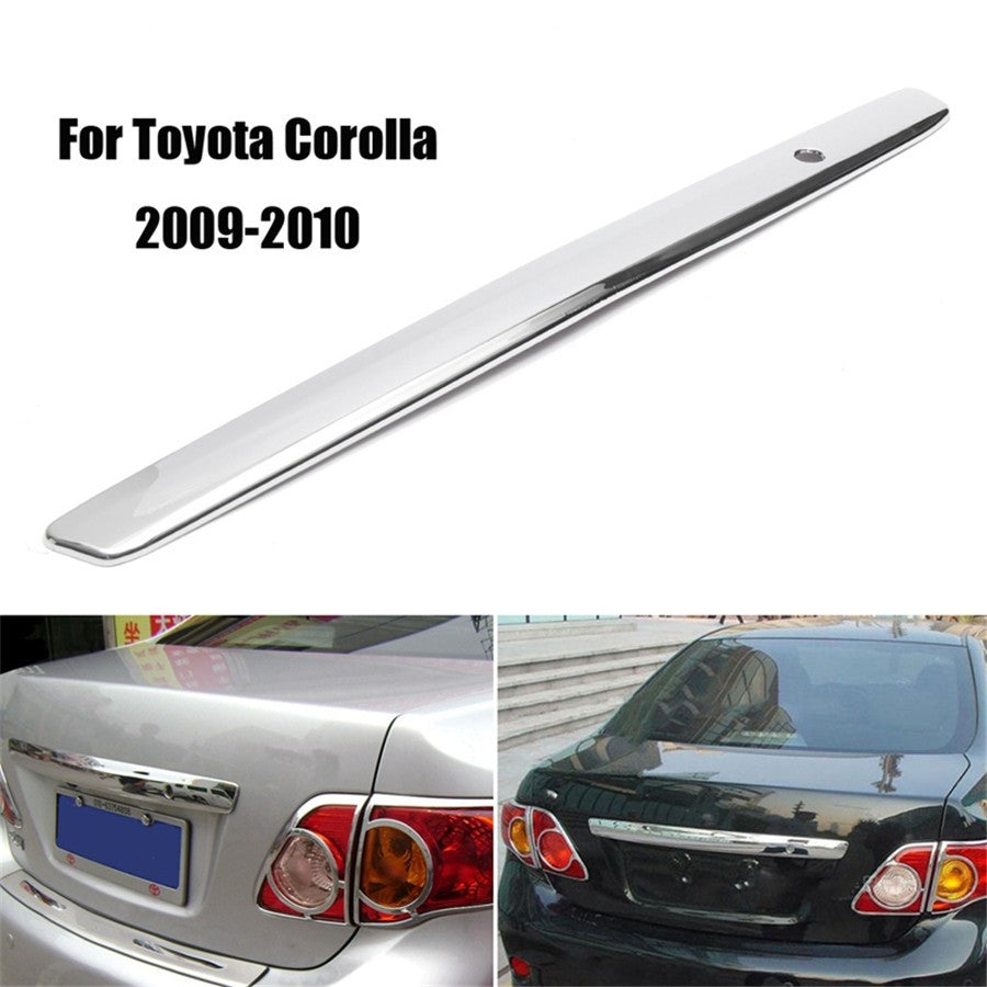 Sliver Rear Trunk Hatch Lid Trim Molding Cover Fits for Toyota for Corolla 2009-2010