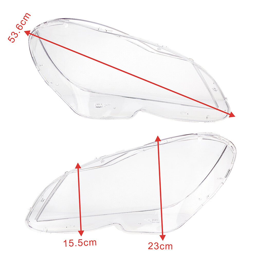 Right headlight lens cap for Mercedes-Benz C-Class W204 2011-2015
