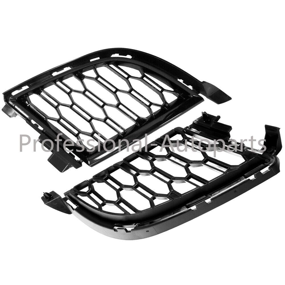 1 pair of black lower grille front LR bumper for BMW 3 Series G20 G21 M Sport