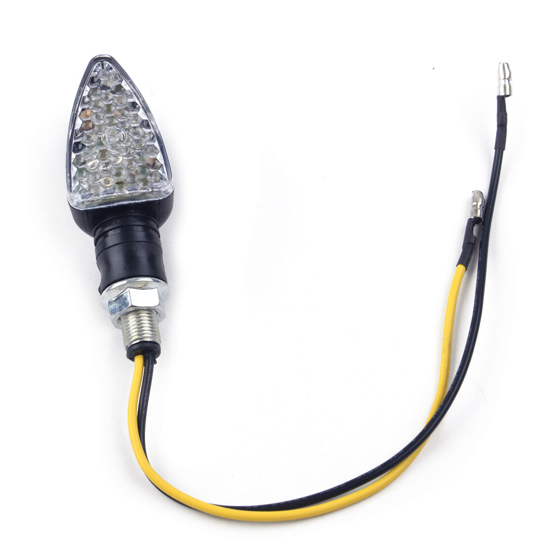 12V 4pcs Arrow Shaped Amber Turn Signal Indicator Light Blinker For Motorcycle v