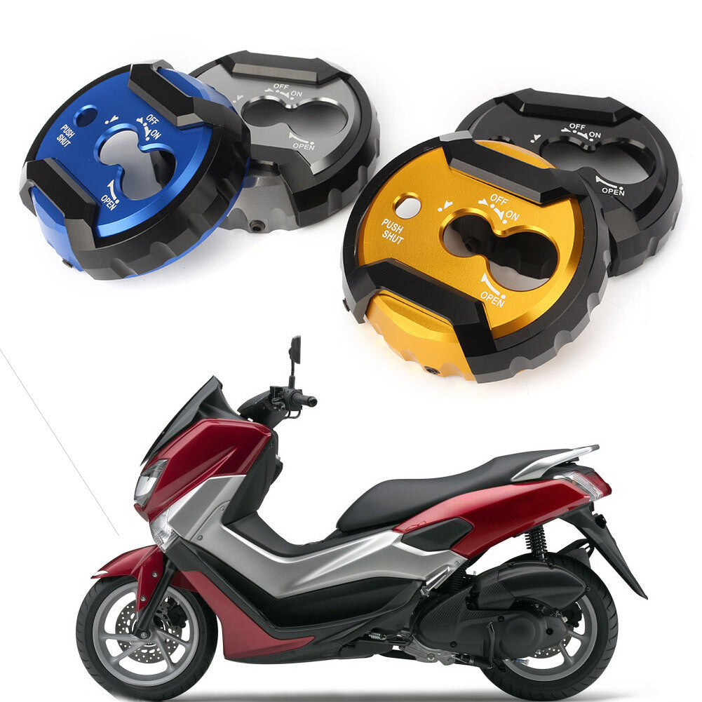 Motorcycle for Seat Lock Cover Cap Fit for YAMAHA NMAX 155 2015-2016 4 Colors Q