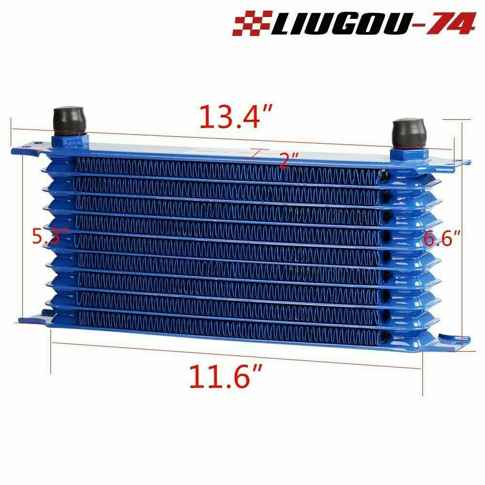 Suitable for 10AN engine 10 oil cooler kit + sandwich plate suitable for LS1 LS2 LS3 Q